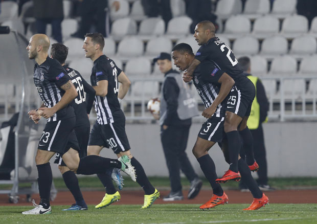 ДЕЛИРИЈУМ У ХУМСКОЈ: Тавамба и Ожеговић донели Партизану пролеће у Европи